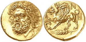 Левкон I, Золотой Статер