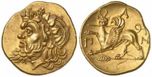 Пантикапей - золотые монеты