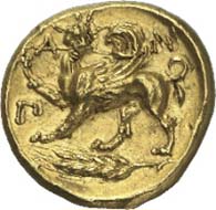 Золотой статер Пантикапея, из коллекции Prospero