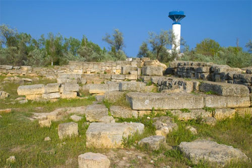 Древнегреческое городище "Чайка" у Евпатории
