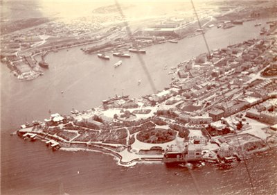 Севастополь, 1901 год - вид с аэростата
